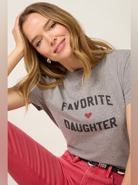 Favorite Daughter Graphic Tee - Gray